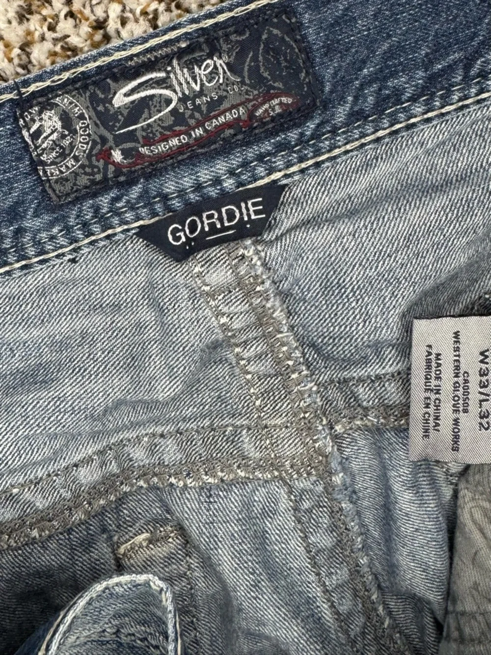 Silver Jeans Gordie Bootcut Jeans Mens 33x32 Medium Wash Stretch